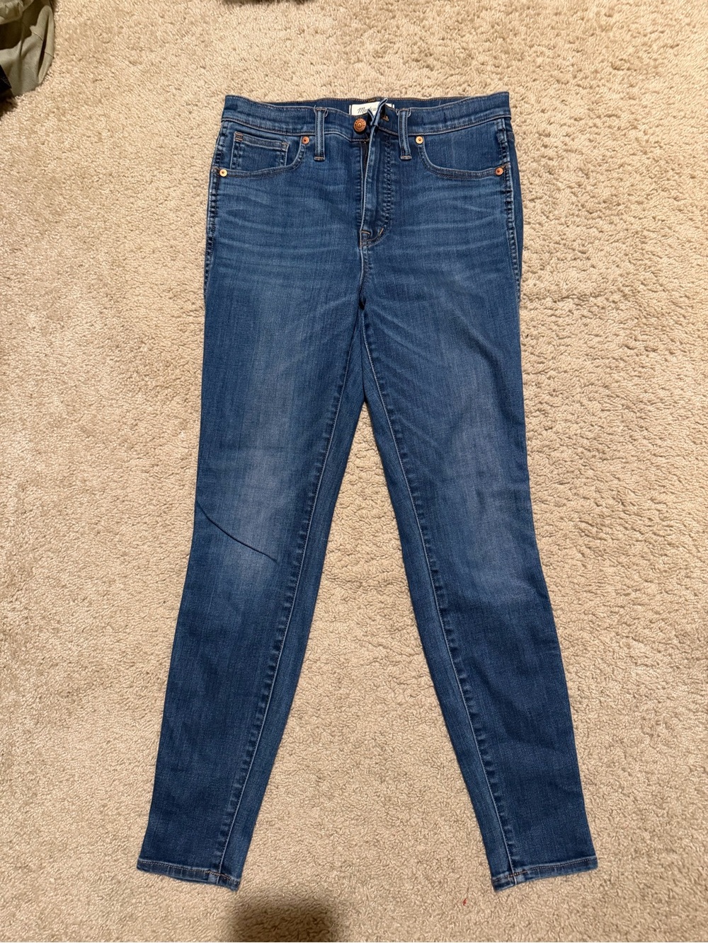 Madewell Dark Blue Skinny Jeans